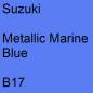 Preview: Suzuki, Metallic Marine Blue, B17.